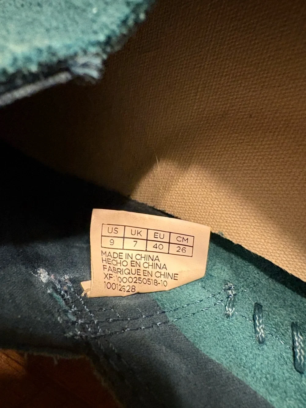 TOMS Women’s Teal Suede Moccasins /Espadrilles - Picture 7 of 8